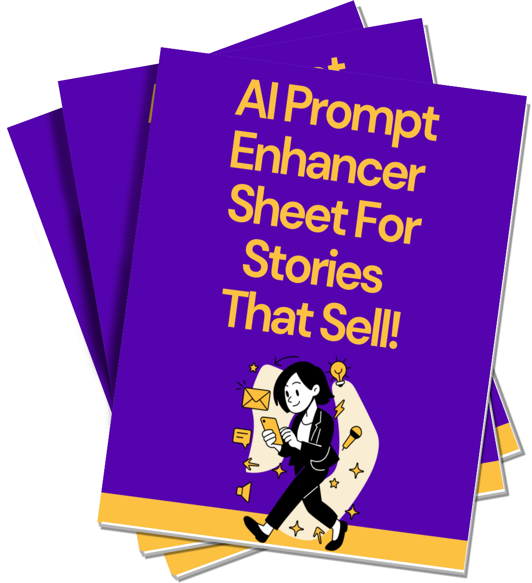 AI Prompt Enhancer Sheet For Stories That Sell Cover