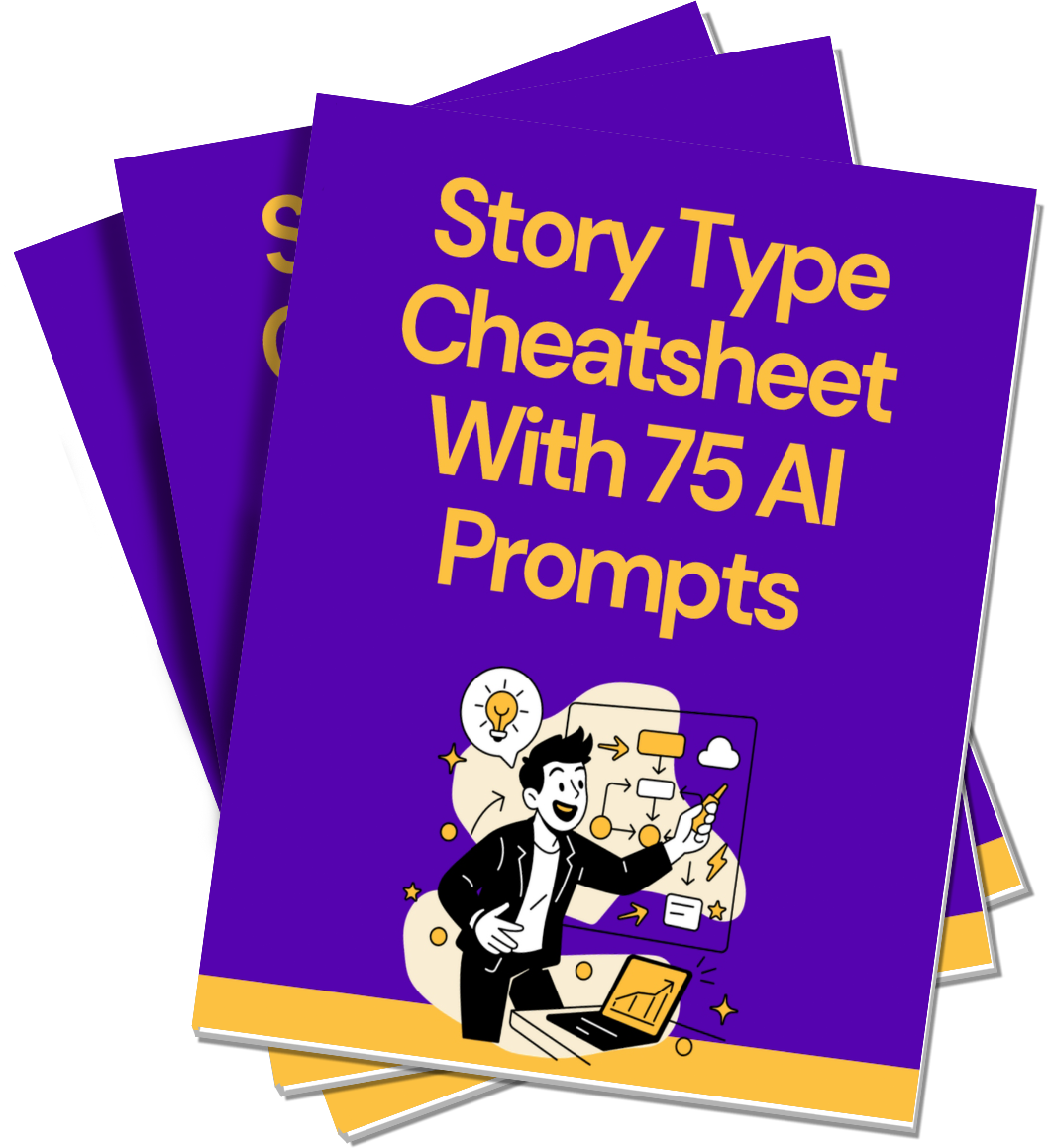 Story Type Cheatsheet With 75 AI Prompts Cover