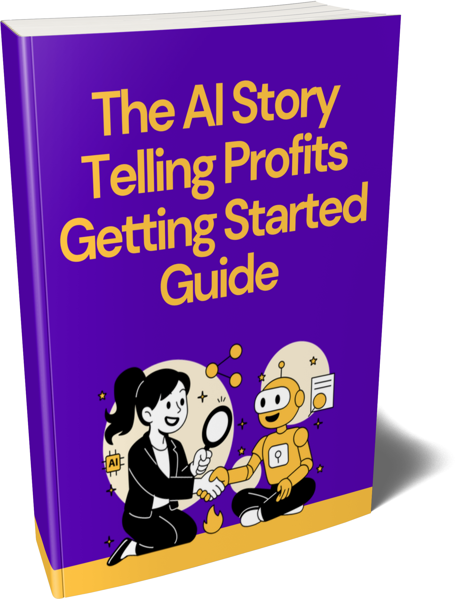 The AI Story Telling Profits Getting Started Guide Cover